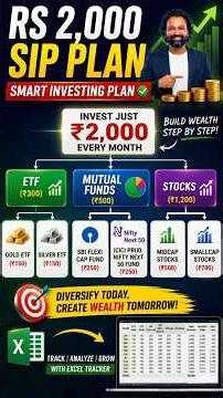SIP Portfolio Tracker in Excel #shorts