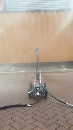 TWK300 Large Diameter Pipe and Tank Cleaning - Rotating lances