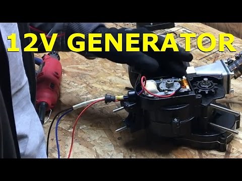 80cc 2-Stroke Motorized Bike Build EP8 - Generator Installation