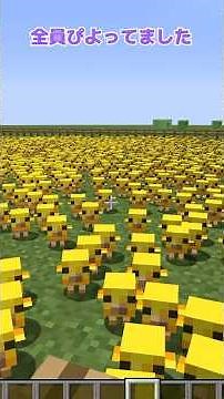 1000匹のピヨ VS 裏切り1000匹のピヨ【マイクラ・ヒヨコ・マインクラフト・生物兵器ぴよ・ピヨ軍・エンドラ】#マイクラ #minecraft #ゆっくり実況 #ホラー #最新アップデート