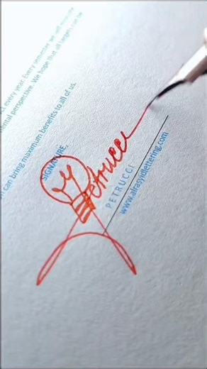 Signature as Art: The Intricate Lettering of @alrasyidlettering1497 ✍️🎨 #signature #calligraphy