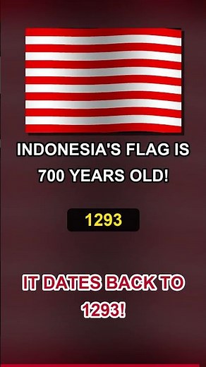 Indonesia's Flag is 700 YEARS OLD! 🇮🇩 🚢