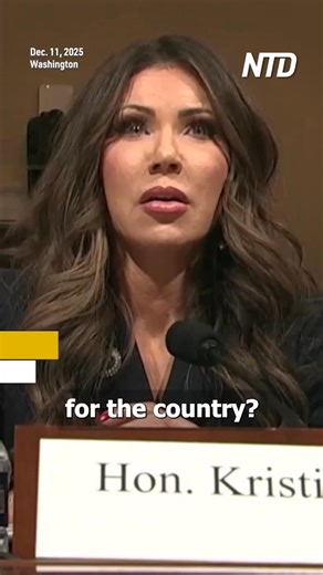 20K views · 245 reactions | House Homeland Security Committee Chairman Rep. Andrew R. Garbarino (R-N.Y.) asked Department of Homeland Security Secretary Kristi Noem to detail the most significant global threats facing the United States today, during a committee hearing in Washington on Dec. 11, 2025. | NTD Television | Facebook