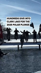 🔗: https://l.mlive.com/se1u2f Despite the frigid temperatures, 475 volunteers jumped into Clark Lake on Saturday for the annual polar plunge to raise money for the Special Olympics Michigan. | MLive.com
