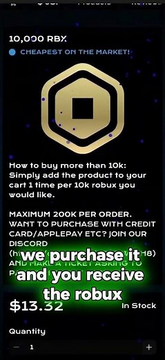 How to Safely Buy Cheap Robux – 10K for 13 Method! #robux2025 #cheaprobux #roblox #robuxhack