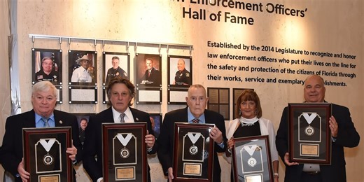 Don Moreland inducted into the Florida Law Enforcement Hall of Fame
