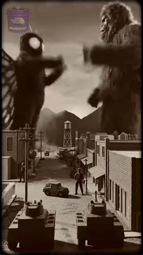 Mothman VS Bigfoot #mothman #bigfoot #cryptids #mythicalcreatures #rampage