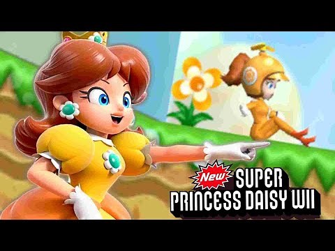 New Super Princess Daisy Wii (NSMBWII) Daisy is Playable waiting Super Mario Bros. Wonder - Gameplay