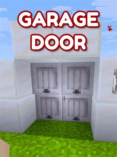 This is the EASIEST (and the best) Garage Door in Minecraft ANYONE can build. Very simple design and easy to get materials. A Big Thank you to @44beatt44 for the inspiration!! FREE World download will be available for Java and Bedrock editions on Discord, Patreon, Ko-fi and PlanetMinecraft #minecraft #minecraftbuilds #minecraftideas #minecraftbuilding #minecraftshorts