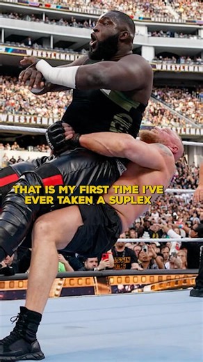 Omos Got Suplexed By Brock Lesnar!
