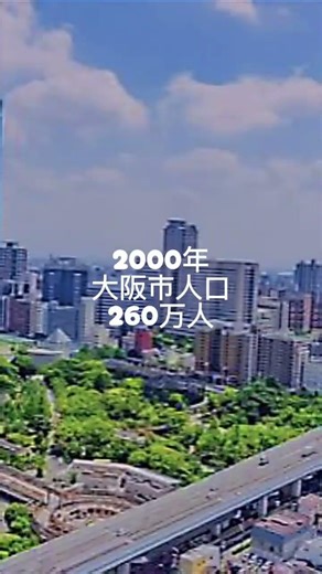 大阪市の人口の歴史！