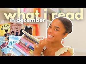 december wrap up ✨ 15 books: new releases, audiobooks, black authors, underrated books