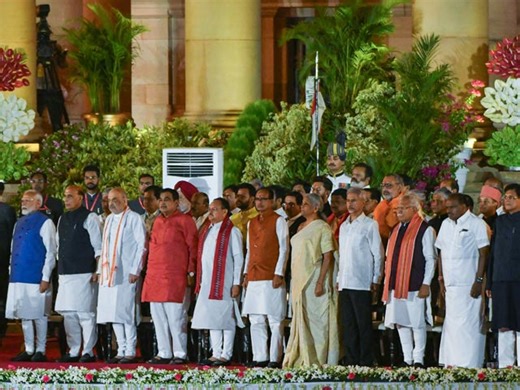 Prime Minister Narendra Modi took oath today along with 72 ministers of the new coalition government. Thirty of them are Cabinet Ministers, five independent charge, and 36 Ministers of State. The portfolios will be announced later. | NDTV