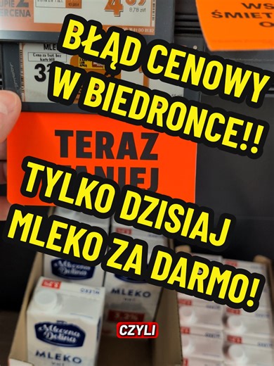 błąd cenowy w Biedronce #biedronka