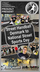 New video out now 🤩 It was with great pleasure that we participated in the National Street Sports Day (In Danish Gadeidrættens Dag) in Game Streetmekka Esbjerg together with a lot of other sports activities and Street Handball 🤩 Full video here - https://youtu.be/NyPH28niYLs - We played for fun without counting goals and with the fair play rules: No physical contact No dribbling. Max 3(4) steps. It works really well and the players enjoyed it 🤾‍♂️ The day ended with at draw for the participan