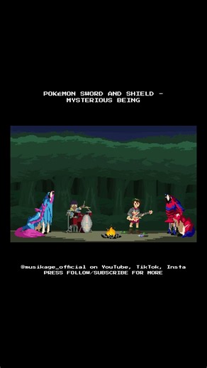 Pokémon Sword and Shield - Mysterious Being [8-bit; N163 + FDS] #Shorts