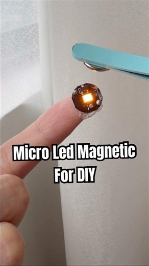 Micro led magnetic switch untuk DIY clay #airdryclay #microled #diycrafts