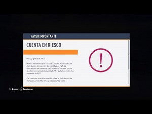 ME HAN BANEADO MI CUENTA PRINCIPAL DE FIFA 19...! :'(