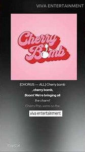 CHERRY BOMB OFFICAL DEBUT SONG FOR cherry pop! #cherrypop #kpop #debut #vivaentertainment
