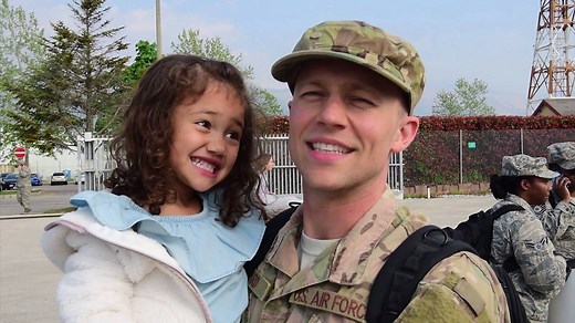 10K views · 386 reactions | That moment when you get off the bus and see family and friends waiting... "Who you with? 606! What's your role? Air Control!" #606ACS #Aviano #Militaryspouse #USAF #WeAreNATO #KnowYourMil #Deployment | Aviano Air Base | Facebook