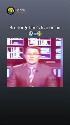 VIRAL FAIL MEME: Reporter Forgot He's Live 💀 | #funny #comedyvideos #hilariousfails #comedy