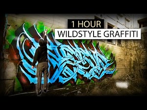 1 HOUR WILDSTYLE GRAFFITI | FULL PROCESS | ASMR | 2024