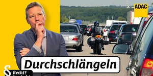 Motorradfahren im Stau: Durchschlängeln erlaubt?