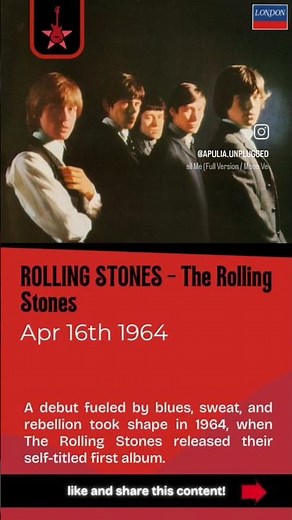 ROLLING STONES - The Rolling Stones (1964) #onthisday #rockreview #60rock #rockcovers #rollingstones