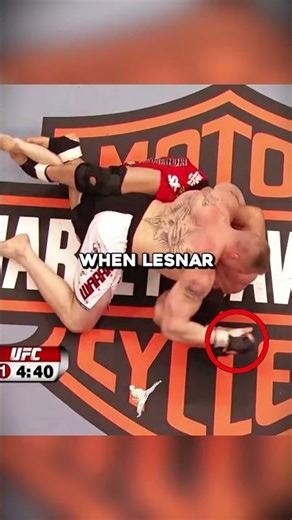 Brock Lesnar's 1st Fight in the UFC #ufc #mma #shorts