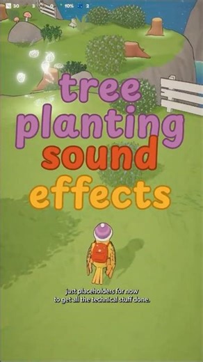 adding sound to our game - tree planting #gamedev