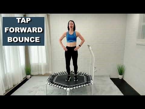 Mini Trampoline Tap Forward Bounce for Balance, Core & Rhythm