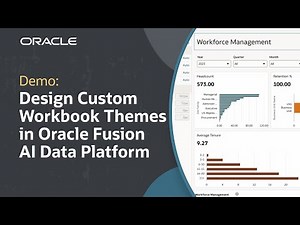 How to Customize Workbook Themes in Oracle Fusion AI Data Platform