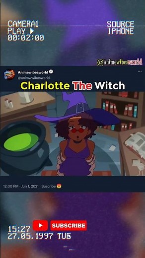 Charlotte The Witch Animation Part 1 4K 😍 #viral #animation