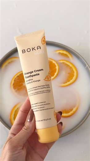 BOKA on Instagram: "Your new Target must-grab: Orange Cream Kids Toothpaste 🍊🧡 #boka #fluoridefree #bokaoralcare #orangecreamnhatoothpaste"