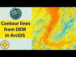 Generate contour lines from DEM using ArcGIS