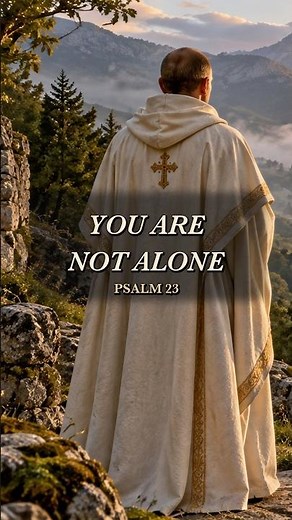You Are Not Alone — Psalm 23 ✝️ Gregorian Chant #Shorts