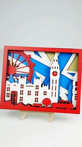 #londonart London🏙️3D Layered Wooden Wall Art. #bigben #londoneye Crafted from colored plywood, crafted in Color, Built with creative!#walldecor #homedecor #wallart #lasercut #lasercutting #woodcutting #plywood #plywooddesign #plywoodproject #diycrafts #diyprojects #handmadecraft #creatorally #coloredplywood | Creatorally-Make Others Greater