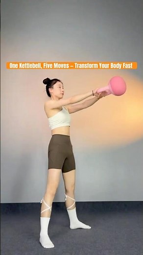 Five daily Kettlebell Workout — Burn Fat, Build Strength, and Shape Your Curves Fast!