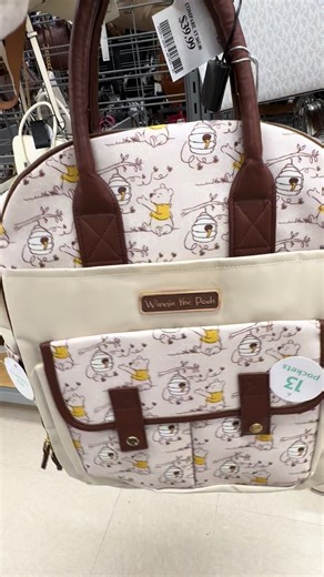 This would make for the cutest diaper bag🍼 #diaperbag #mamas #winniethepooh #poohbear #marshallsshopping