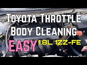 Toyota Corolla Throttle Body Cleaning Service Matrix 1.8L 4 Cylinder 1ZZ-FE 98 - 05 Bundys Garage