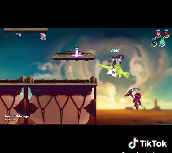 Jiro and Caspian Offstage Combos in Brawlhalla