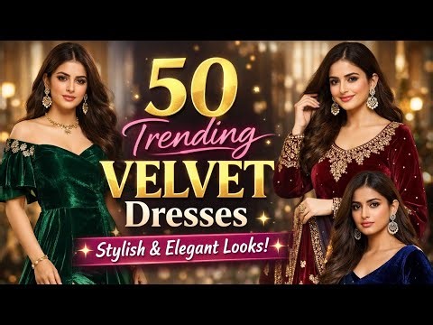 50 Trending Velvet Dresses – Stylish & Elegant Velvet Outfit Ideas