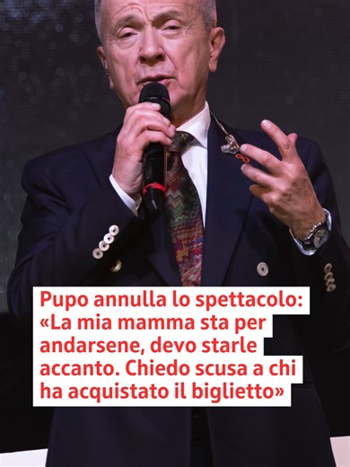 Pupo annulla concerto per stare vicino alla madre malata