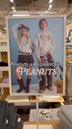 Serving comfy and cartoon-core 🤝 Peanuts x Aeropostale is literally the collab we needed | Square One Mall