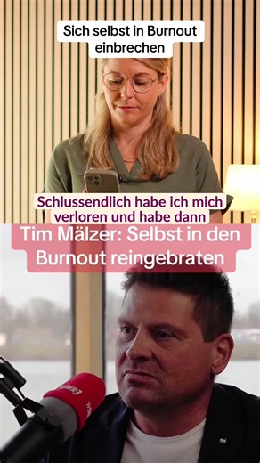 Selbst in Burnout einbrechen. Es kann jeden betreffen, selbst erfolgreiche Leute wie Tim Malzer sind nicht immun dagegen 💔