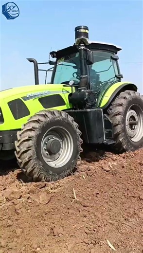 Tractor Power Harrow in Action | Efficient Soil Cultivation and Farmland Leveling for Agriculture