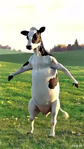 sapi belajar dance chellenge #cute #funny #cow #comedy #animals #sapi