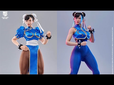 New Street Fighter Chun Li 1/6 scale action figures by Star Man available at Titan Toyz