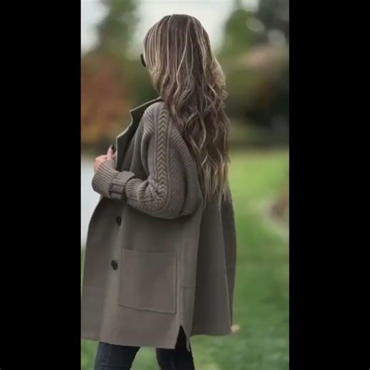 Stunning stylish hand-knitted crochet long jacket tutorial