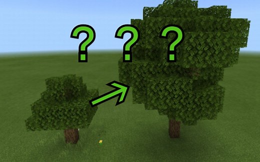 我的世界如何让树苗高几率生成大树？